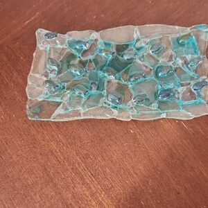 Fused Glass Dish With Fish